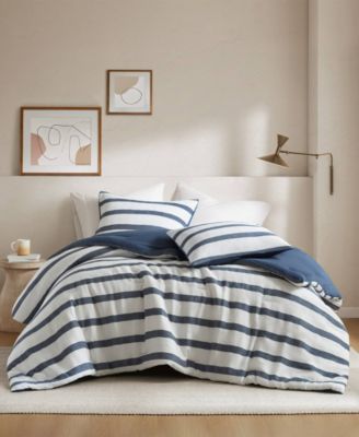 510 Design - Merritt Yarn-dyed striped 3-Pc. comforter set, Full/Queen