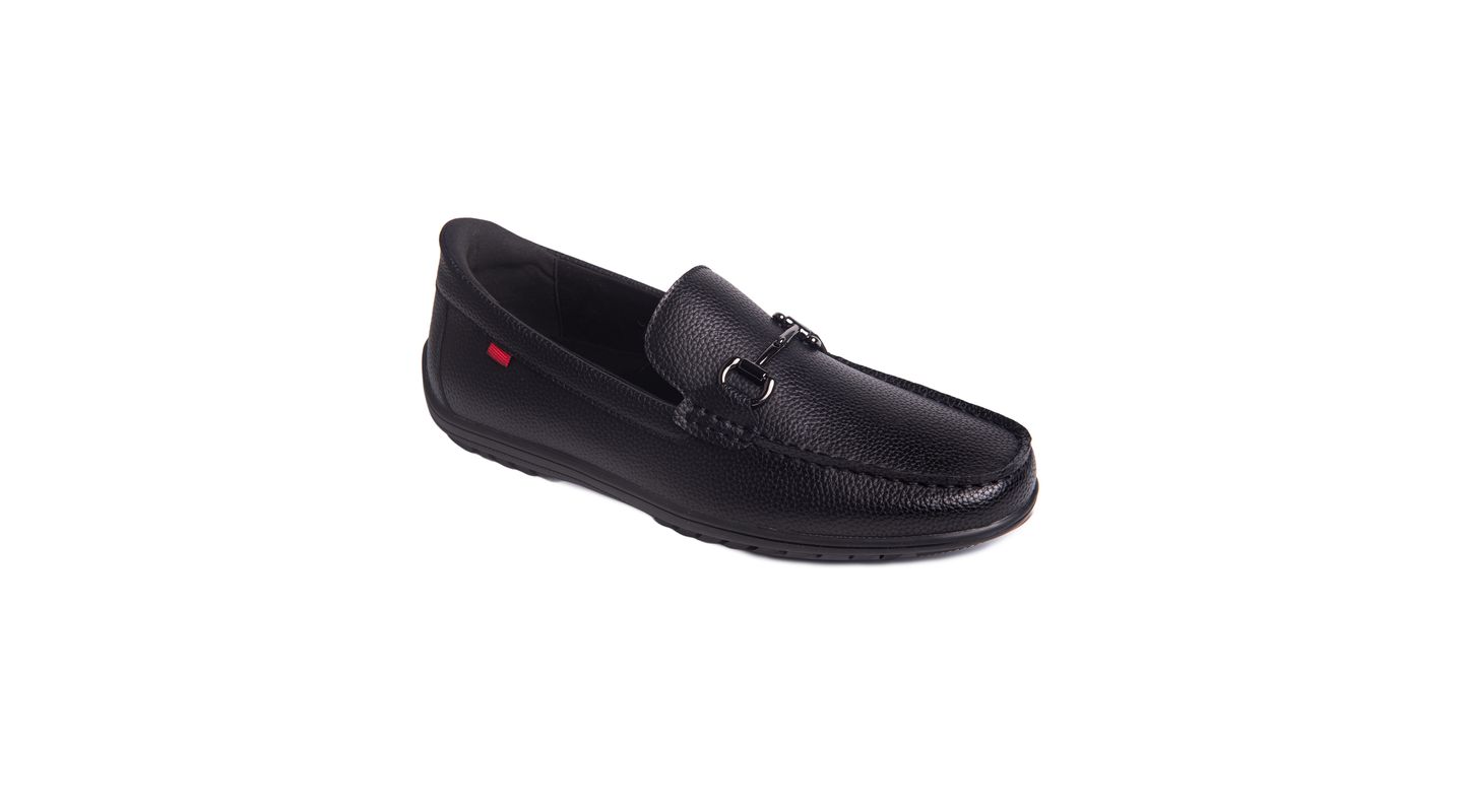 Мужские туфли Marc Joseph New York Elliot Road Hands-Free Slip On Technology Buckle, цвет: Чёрный — фото 1