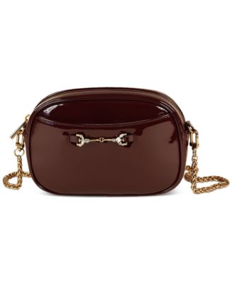 New Mexican_Burgundy 新品未使用 Sam Edelman Holiday Lora Zip Pocket Mini Crossbody Bag - Macy's