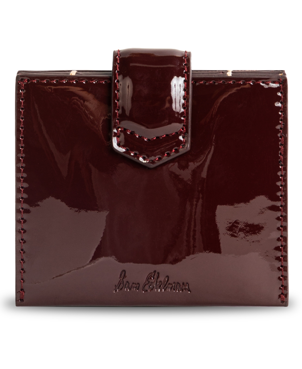 Sam Edelman Holiday Accordian Wallet In Burgundy