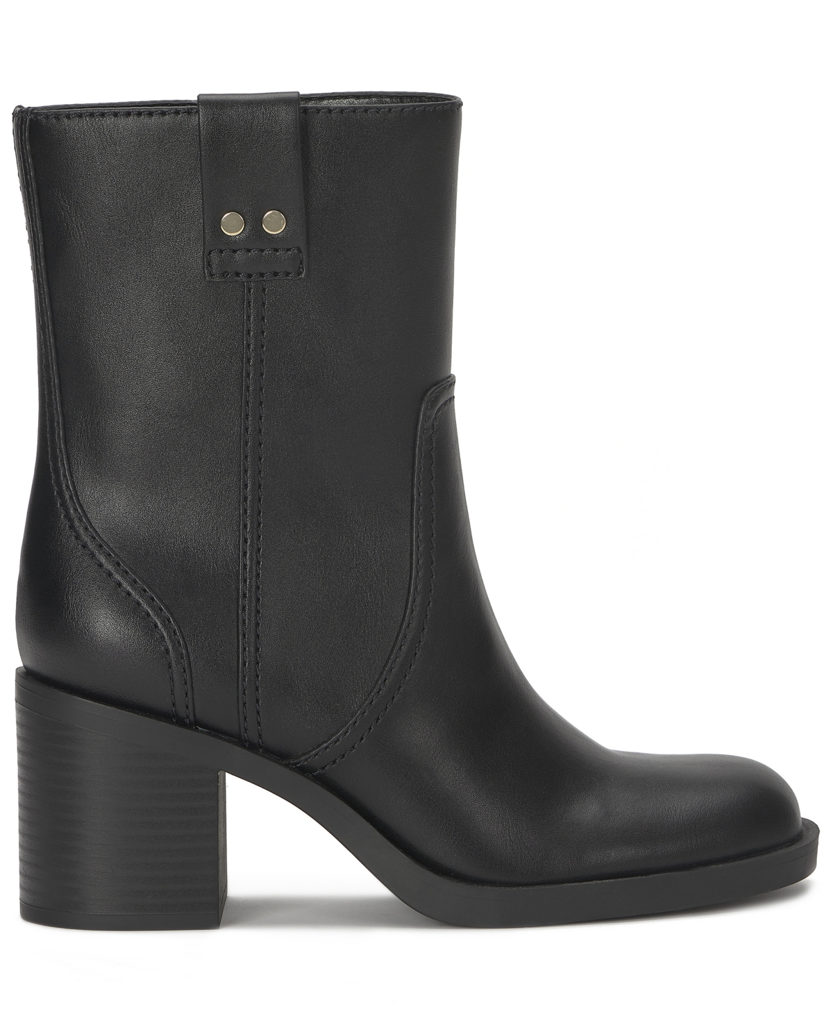 Inc International Concepts Women's Minha Block Heel Booties, Macy's Exclusive In Black