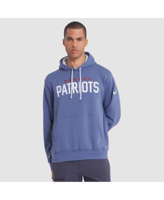 Nike - Men's Storm Blue New England Patriots 2025 Rivalries Collection Club Hoodie