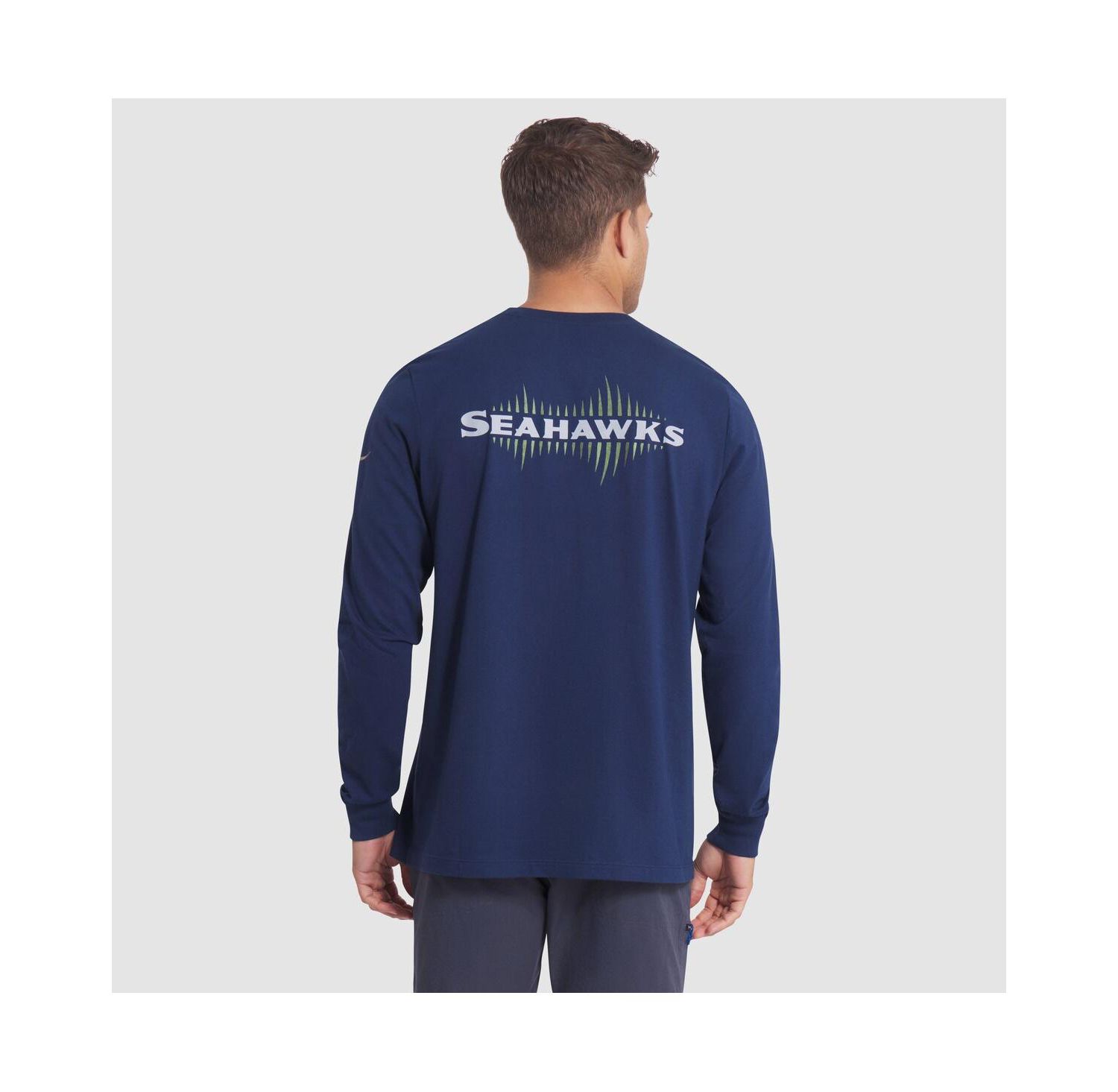 Men's College Navy Seattle Seahawks 2025 Rivalries Collection Essential Long Sleeve T-Shirt