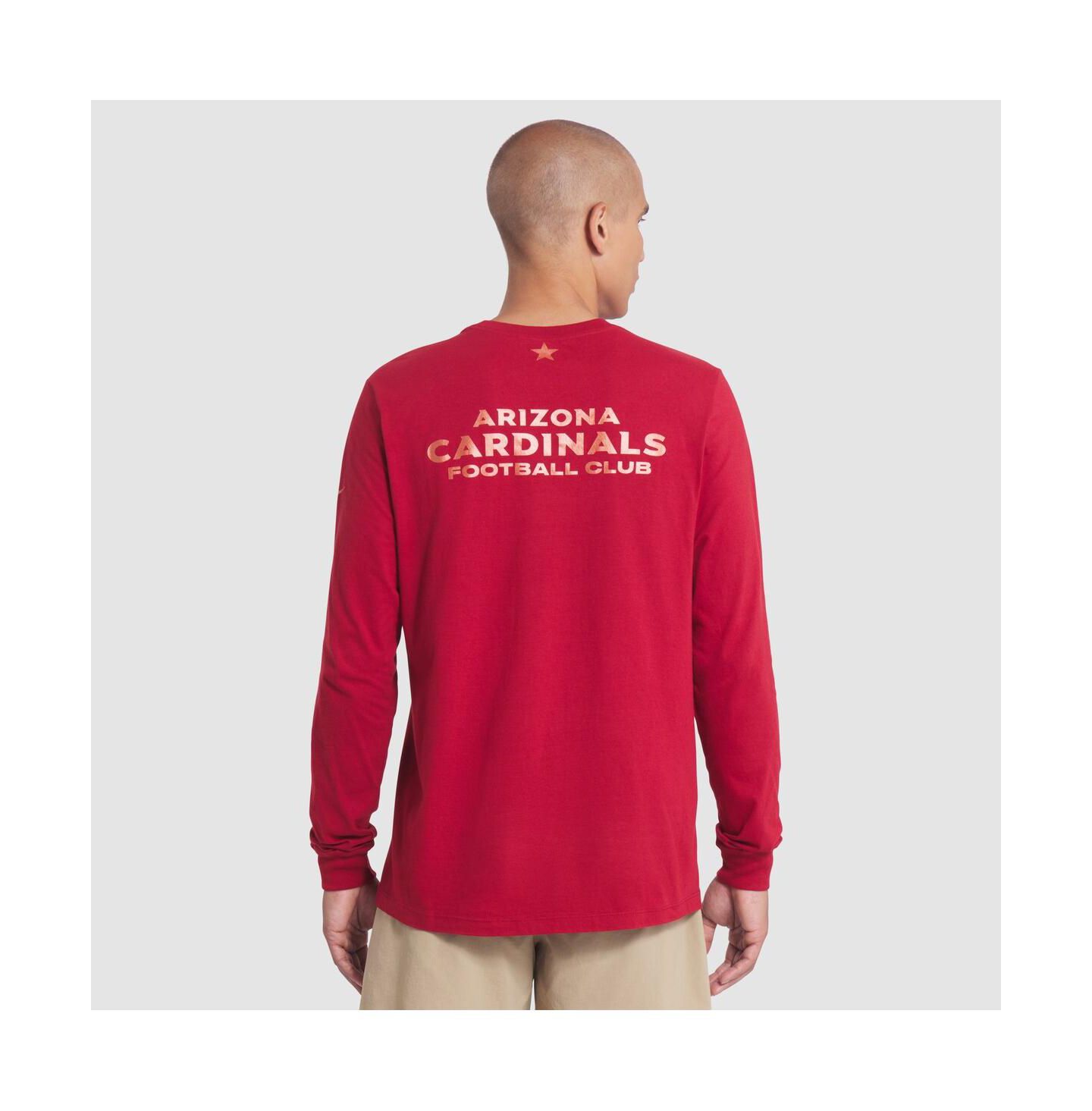 Мужская футболка Nike Red Arizona Cardinals 2025 Rivalries Collection Essential Long Sleeve — фото 2