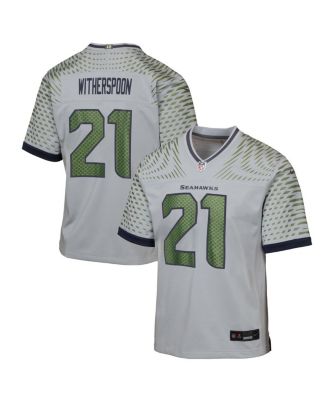 Nike - Big Boys and Girls DeVon Witherspoon Wolf Gray Seattle Seahawks 2025 Rivalries Collection Game Jersey