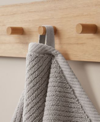 Diagonal Ribbed Cotton 6-Pc. Towel Set