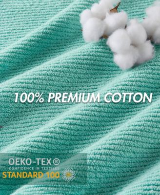 Diagonal Ribbed Cotton 6-Pc. Towel Set