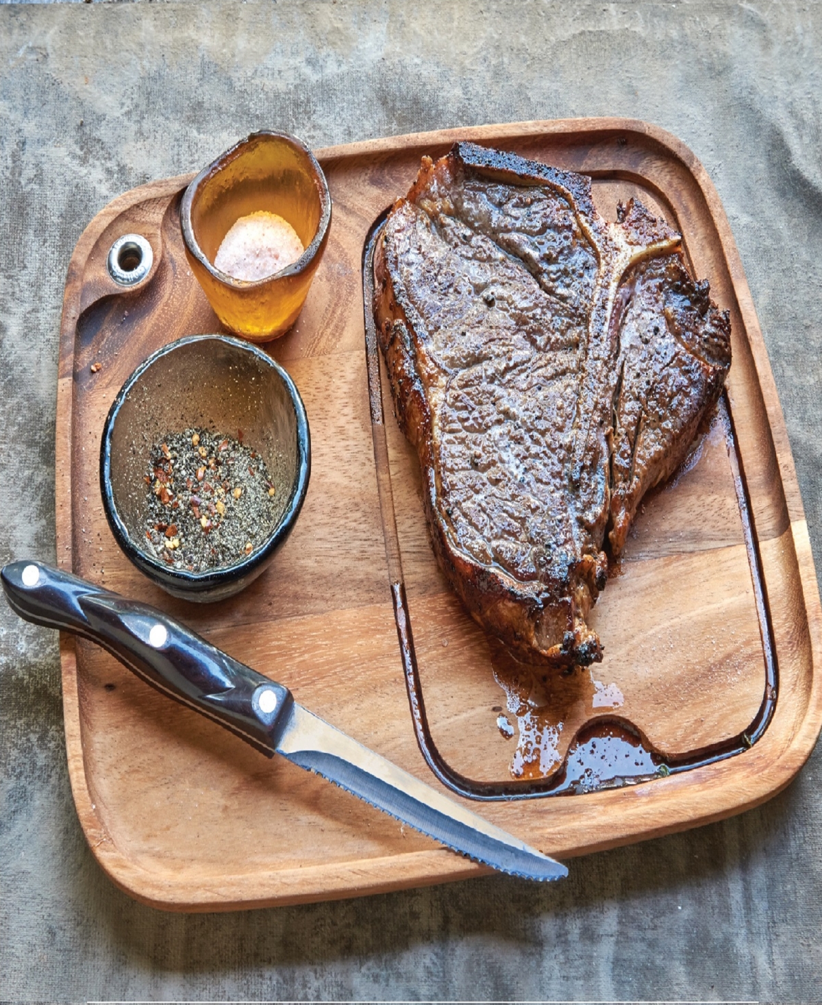 Ironwood Acacia Steak Plate