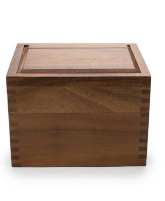 Acacia 7.25" Recipe Box