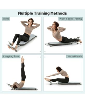 Multifunctional Sit Up Workout Bench with Adjustable Angles and Length