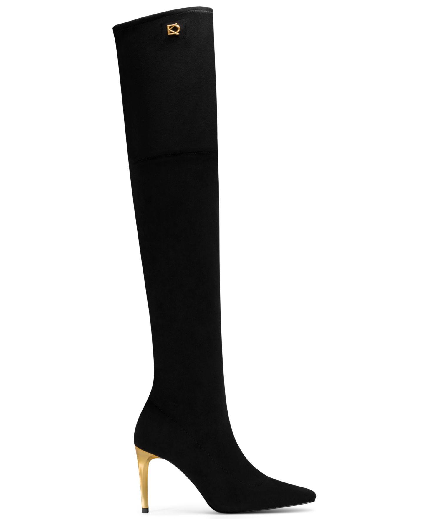 Женские ботинки Donna Karan New York Over the Knee, цвет: Чёрный — фото 2