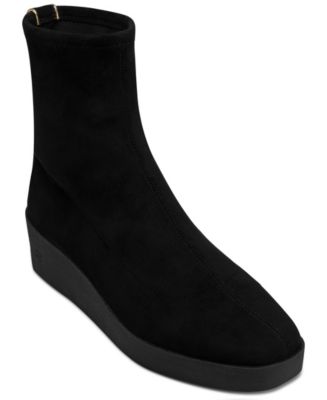 Donna Karan New York Women's Valory Wedge Booties - Macy's