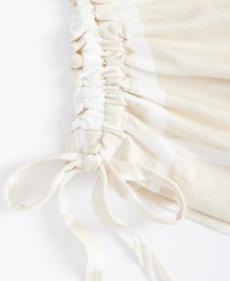 Petite Cotton Side-Ruched Top, Macy's Exclusive