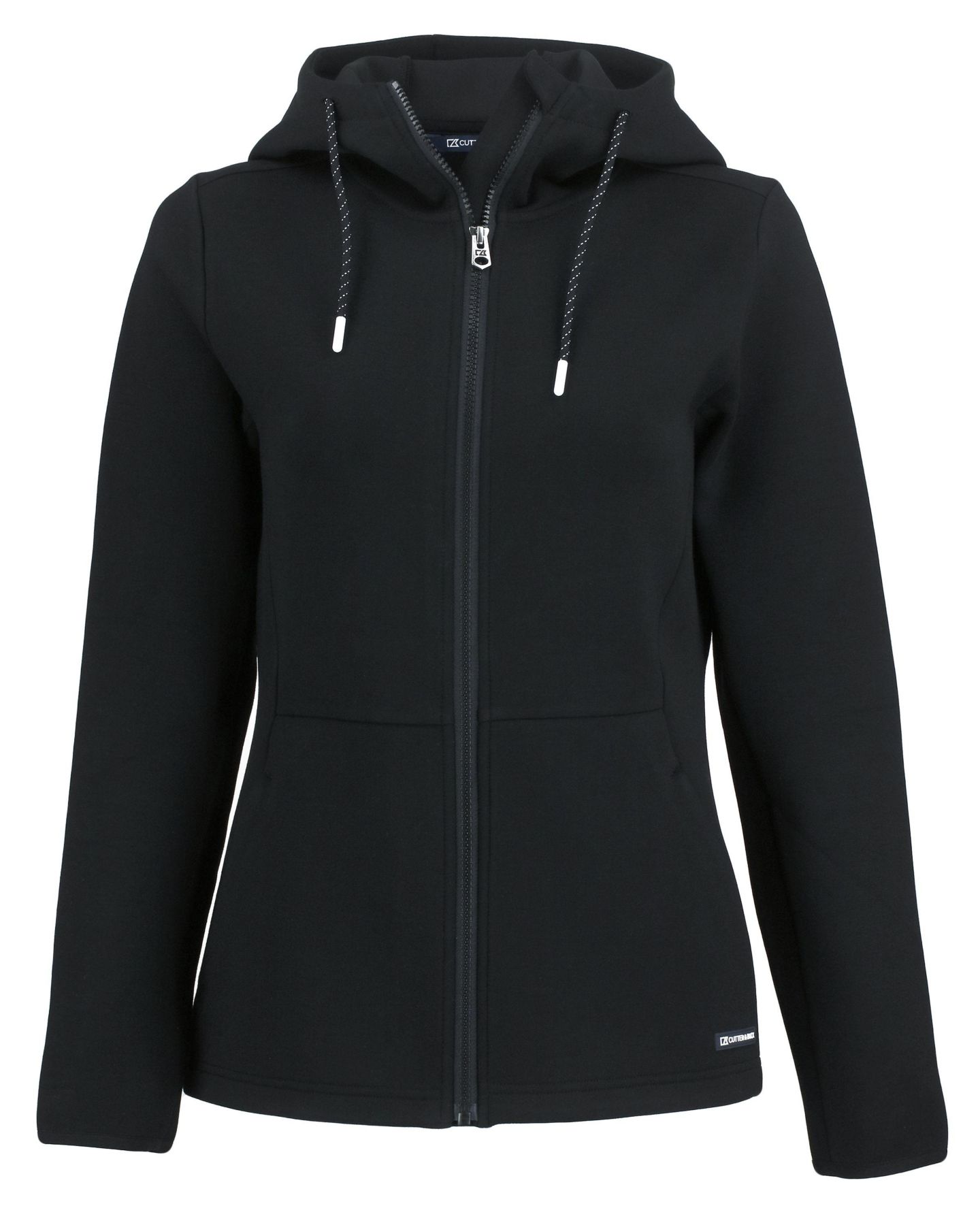 Женская куртка Cutter & Buck Roam Epic Comfort Recycled Full Zip Hooded, цвет: Чёрный — фото 3