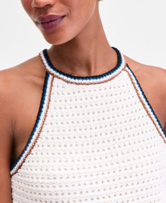 Women's Sleeveless Crochet Sweater, Macy's Exclusive