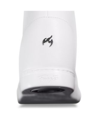 Kids White Wedge Sneaker