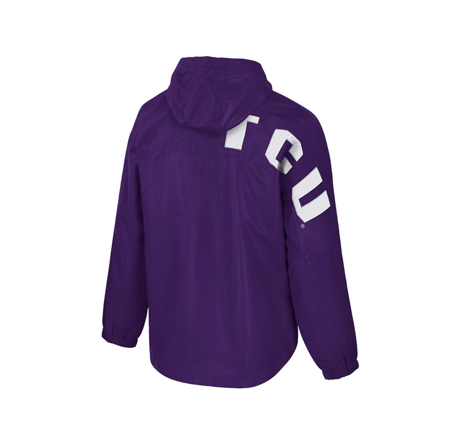 Men's Purple TCU Horned Frogs Reloaded Anorak Half-Zip Jacket