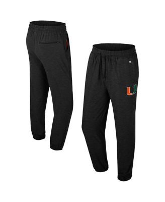 Colosseum - Men's Black Miami Hurricanes Revolution Jogger Pants