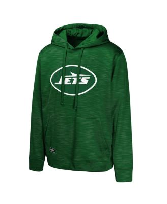 Men's Green New York Jets Streak Fleece Pullover Hoodie