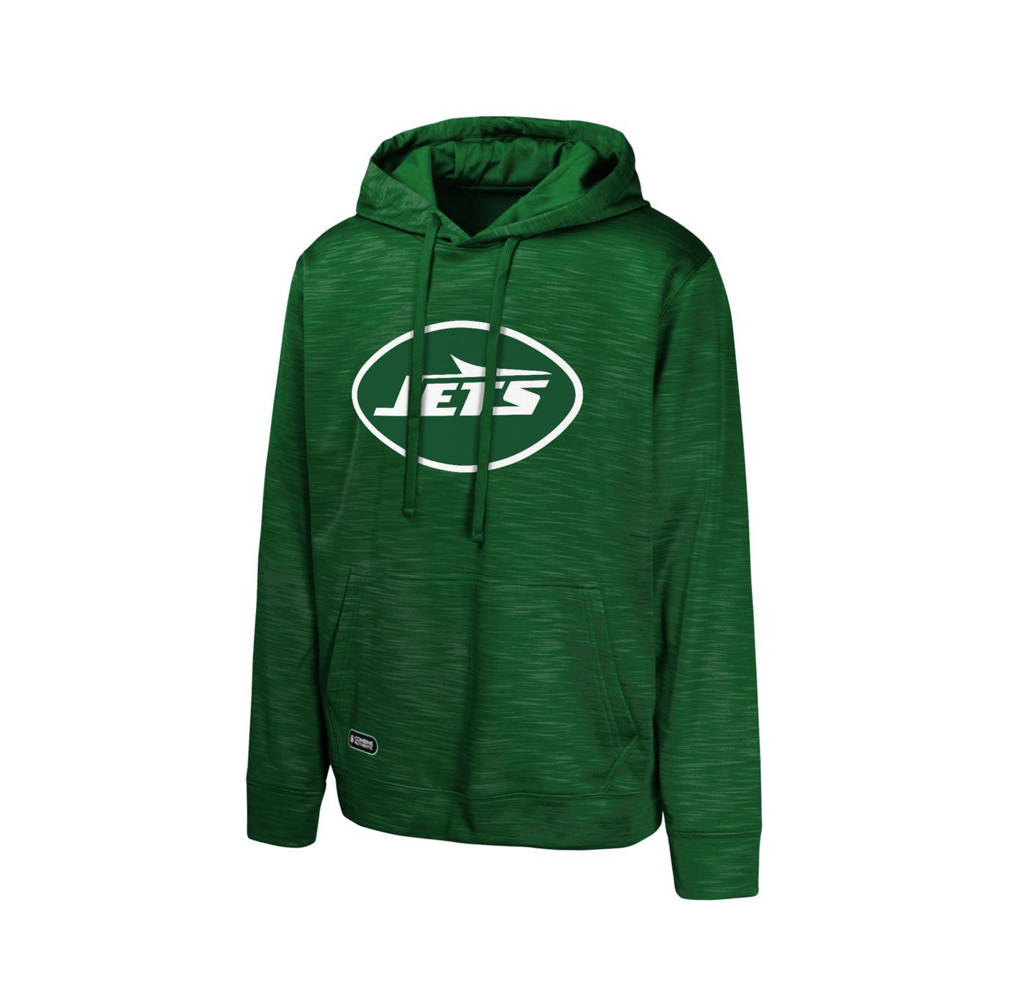 Men's Green New York Jets Streak Fleece Pullover Hoodie