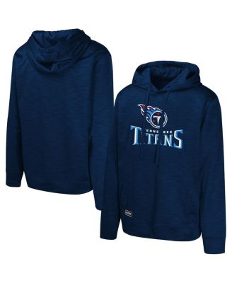 Outerstuff - Men's Navy Tennessee Titans Streak Fleece Pullover Hoodie