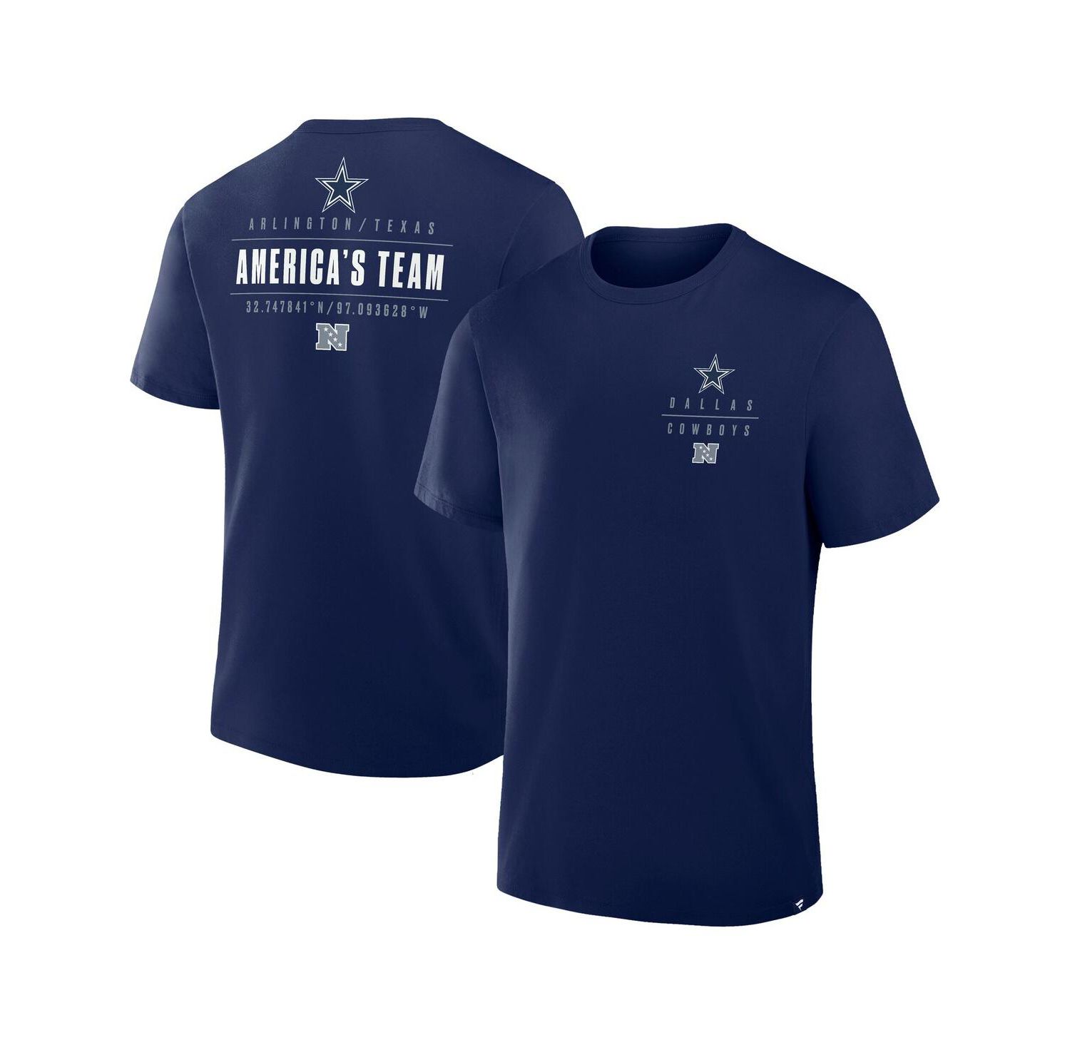 Men's Navy Dallas Cowboys Passing Pocket Legacy T-Shirt
