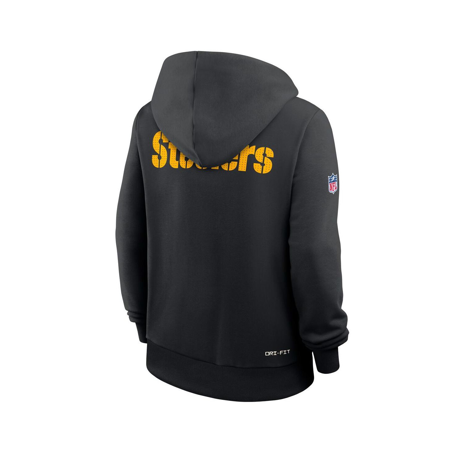 Women's Black Pittsburgh Steelers Sideline Standard Issue Initial Home Dri-FIT Hoodie