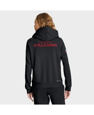 Women's Black Atlanta Falcons Sideline Standard Issue&nbsp;Initial Home&nbsp;Dri-FIT Hoodie