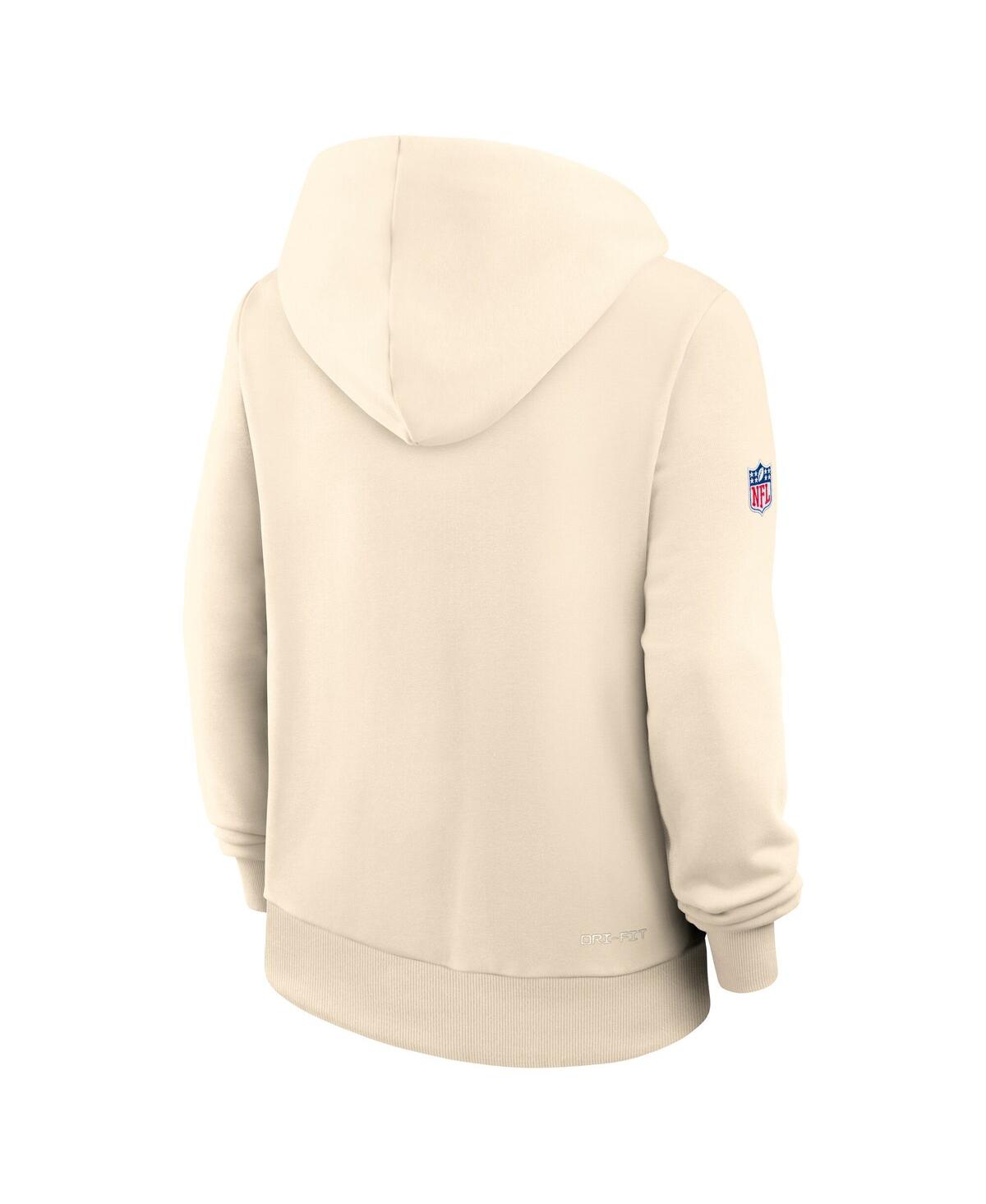 Nike Women's Natural Arizona Cardinals 2025 Rivalries Collection Standard Issue Sideline Dri-fit Hoodie In Neutral