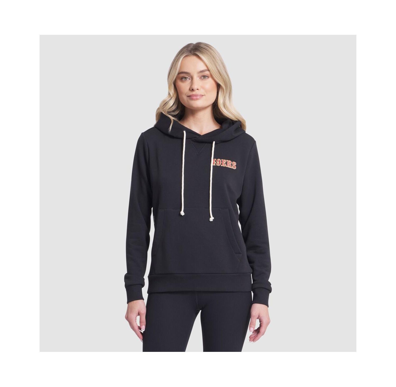 Women's Black San Francisco 49ers 2025 Rivalries Collection Standard Issue Sideline Dri-FIT Hoodie