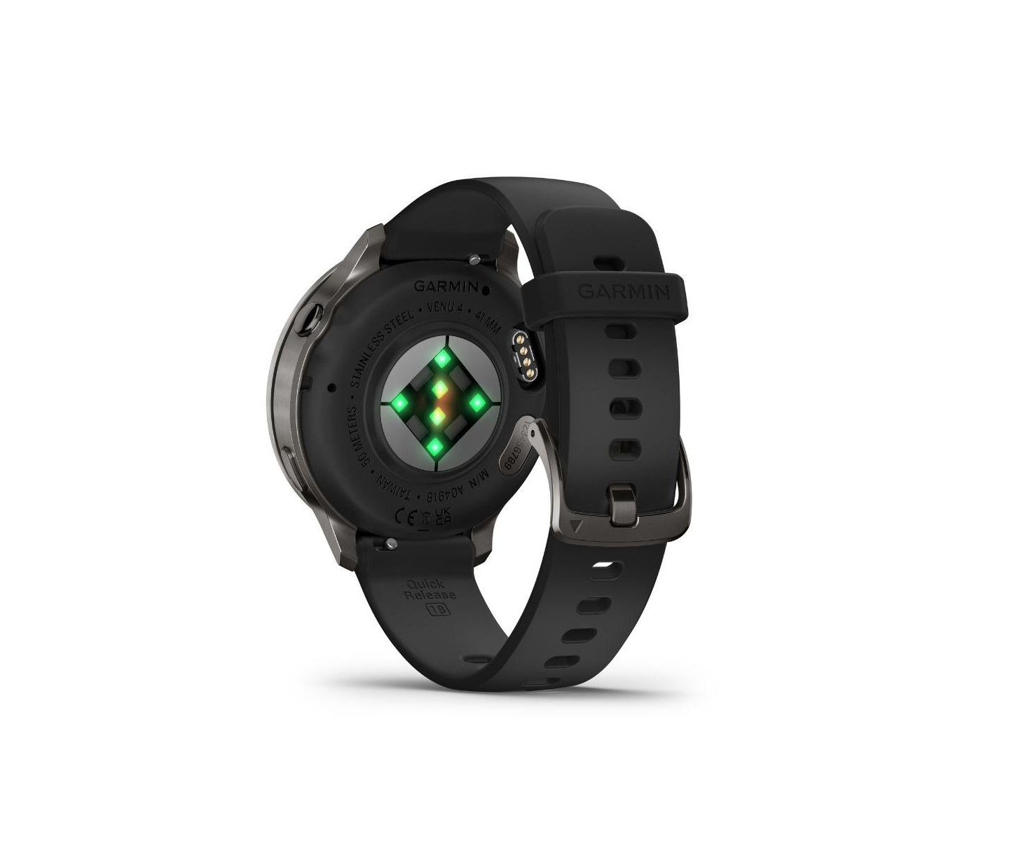 Смарт-часы Garmin Venu 4, 41 мм, цвет: Чёрный силиконовый — фото 2