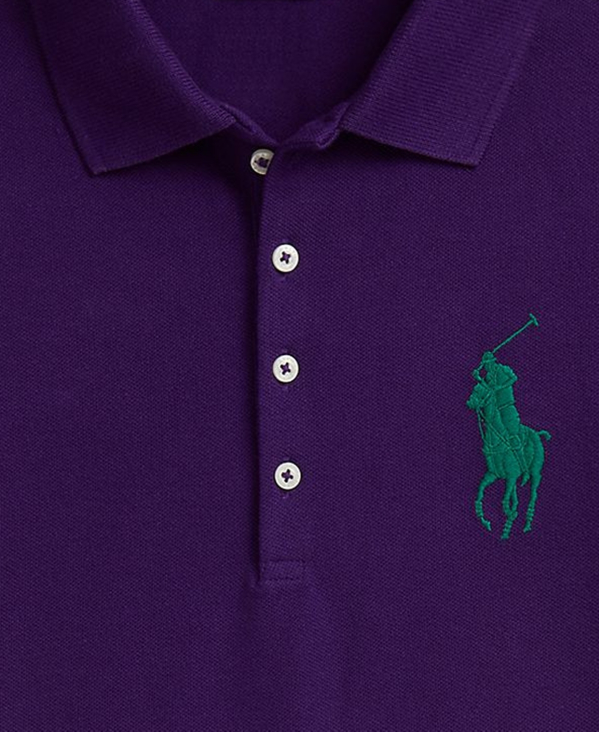 Polo Ralph Lauren Girls 2T-6X Big Pony Stretch Mesh Shirt