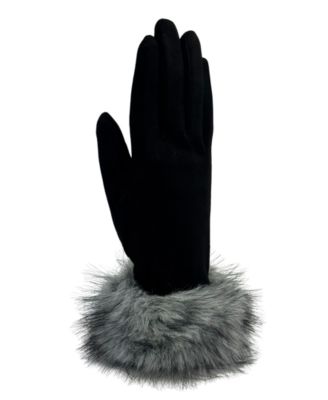 Faux Suede with Fux Fur Cuff