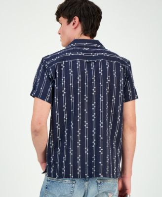 Men's Tanner Short-Sleeve Button Front Camp Shirt, Macy's Exclusive