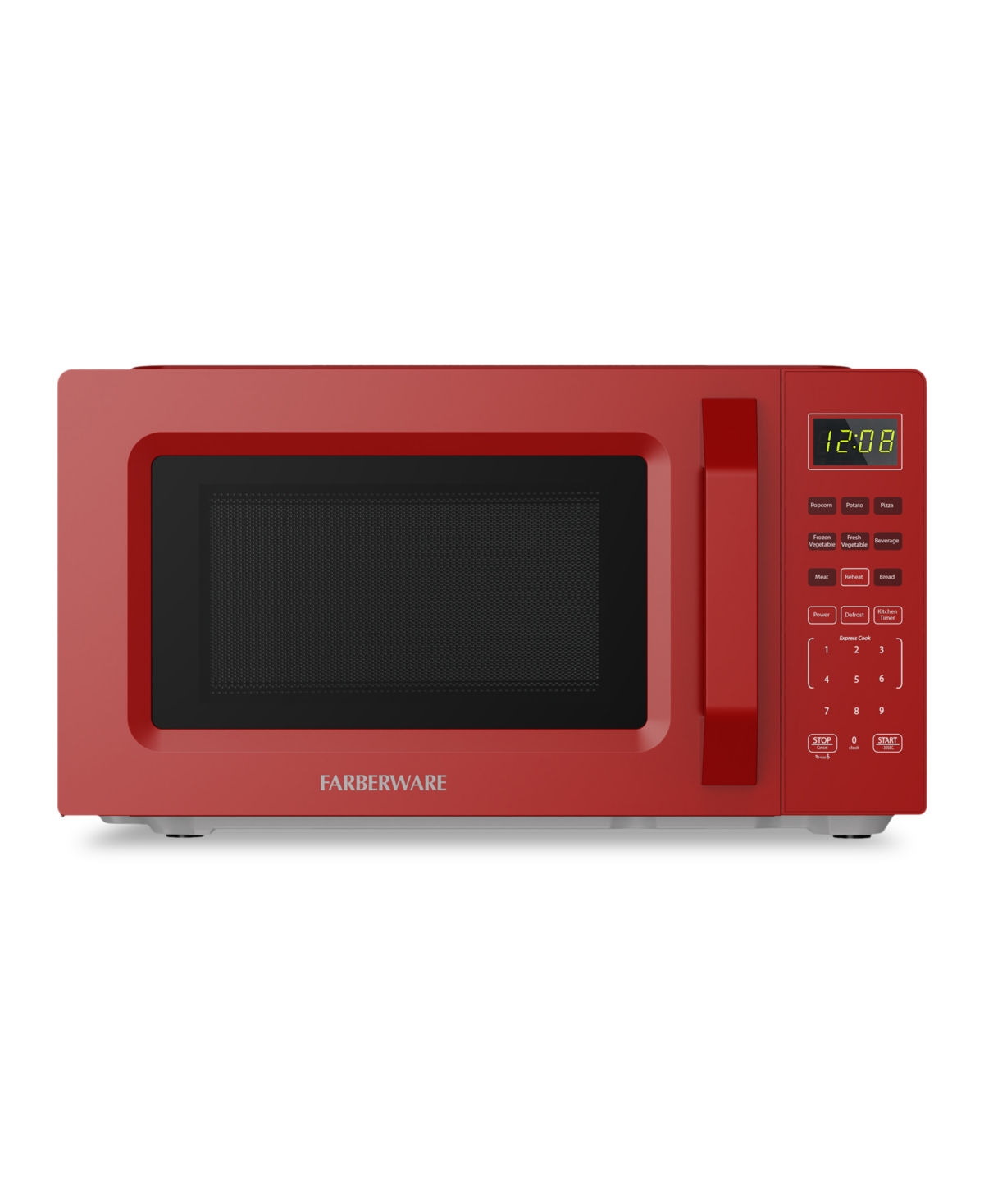 Farberware 0.7 Cu. Ft. Countertop Microwave Oven In Red