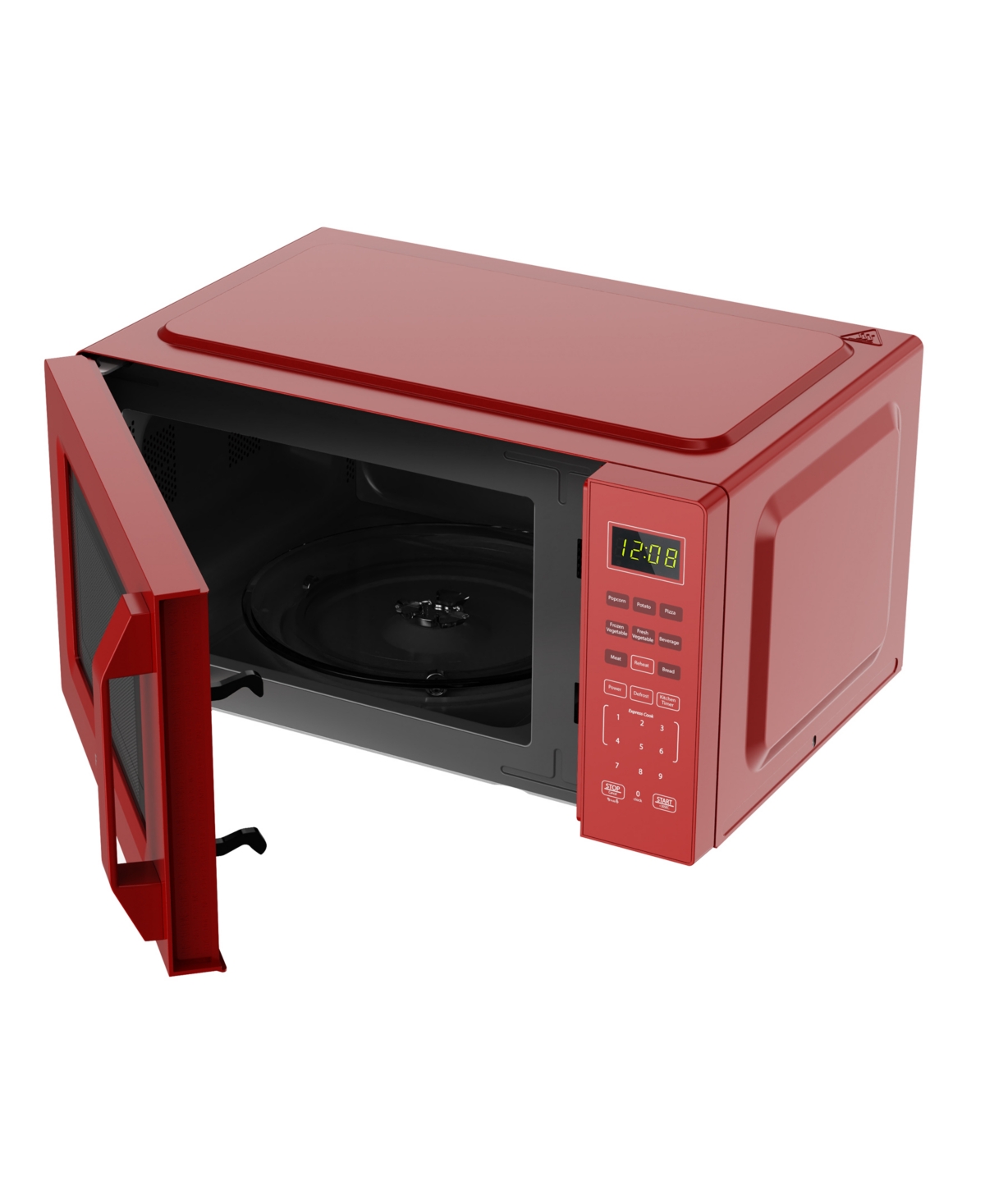 Farberware 0.7 Cu. Ft. Countertop Microwave Oven In Red