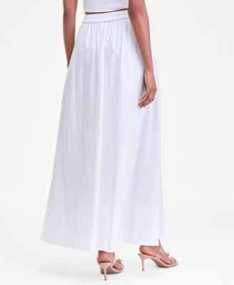Women's Cotton Poplin Maxi Skirt, Macy's Exclusive