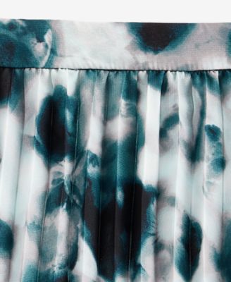 Women's Printed Pleated Midi Skirt, Macy's Exclusive