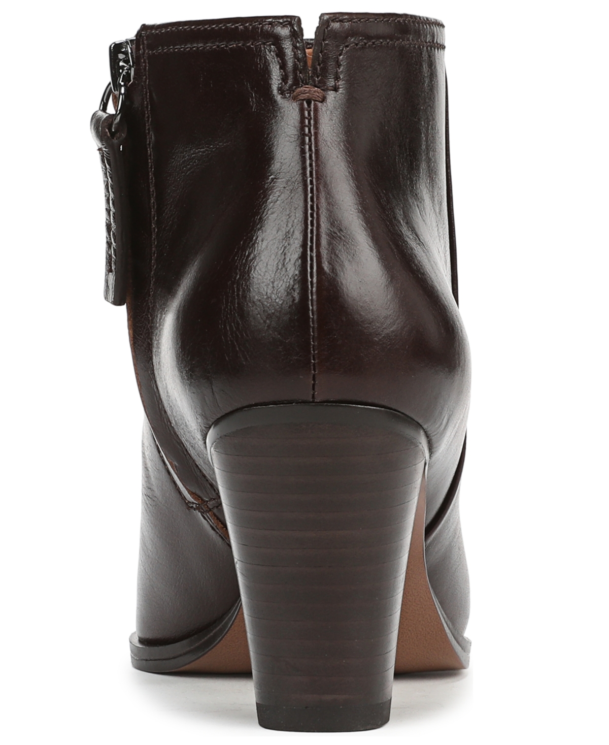 Franco Sarto Women's Josiah Pointed Toe Zip Short Boots In Brown