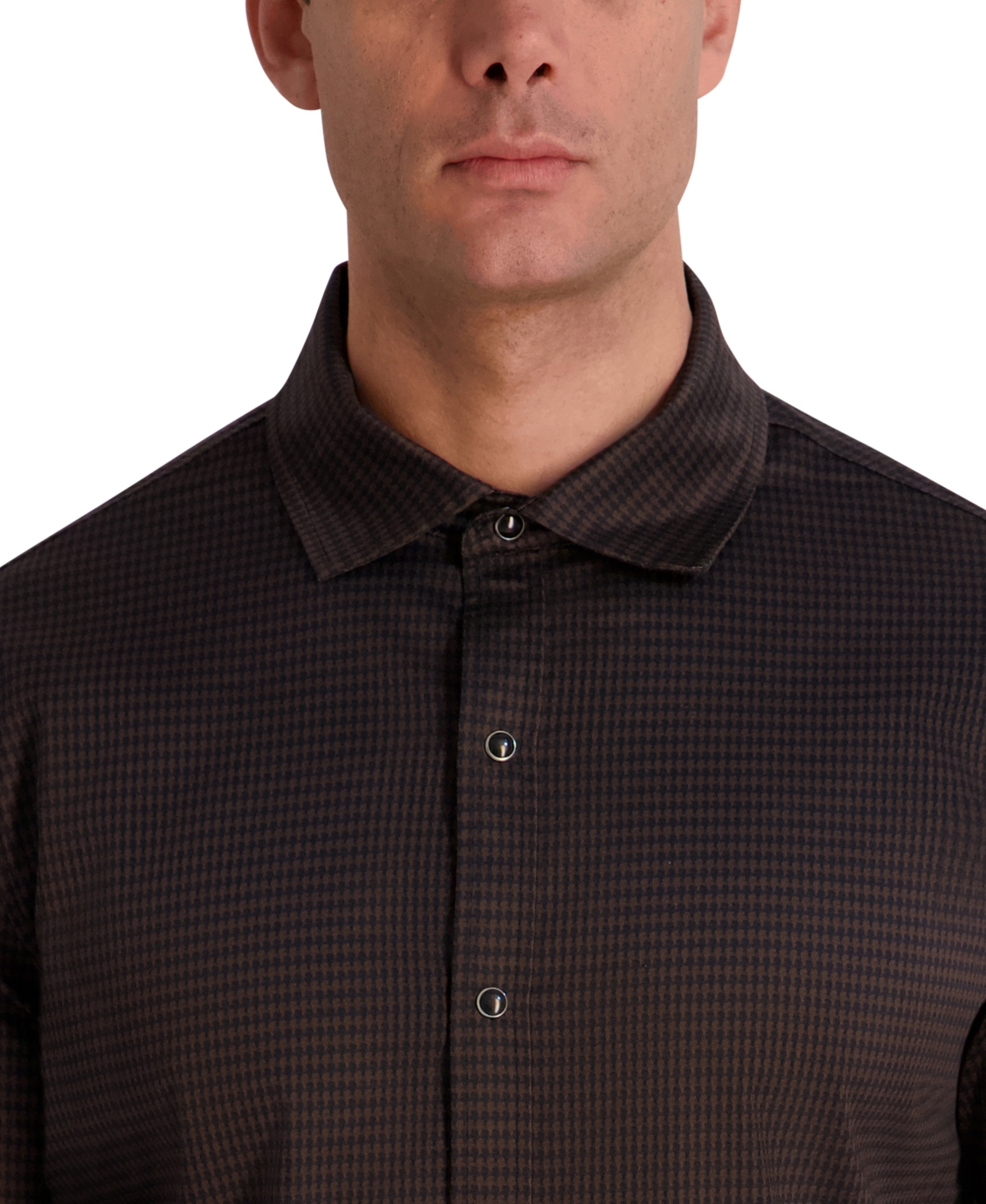 Karl Lagerfeld Paris Men's Long Sleeve Printed Shirt