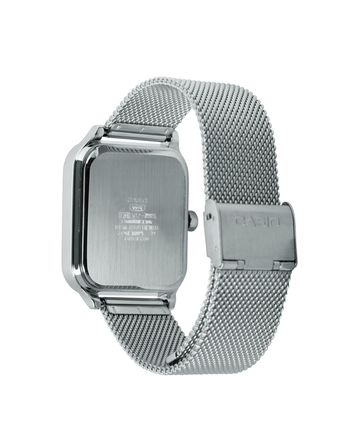 Men's Silver-Tone Stainless Steel Watch, 34mm