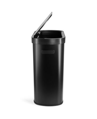 13 Gallon Automatic Sensor Hands Free Trash Can in Black
