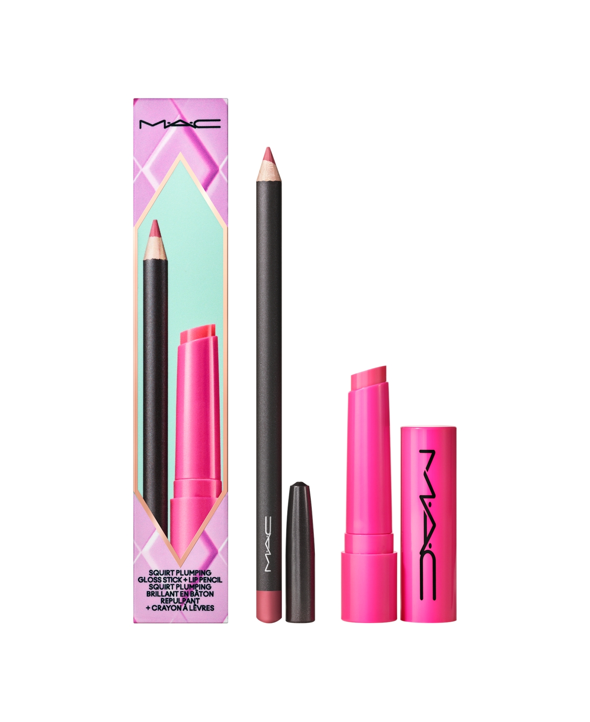 Mac 2-pc. Anythings Glossible Lip Combo Gift Set In Transparent