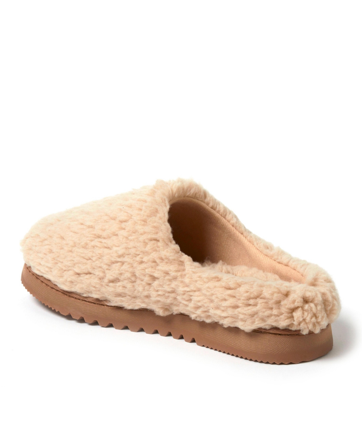 Dearfoams Women's Fiona Teddy Clog Slipper