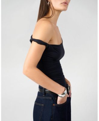 Women's Twisted Off The Shoulder Top