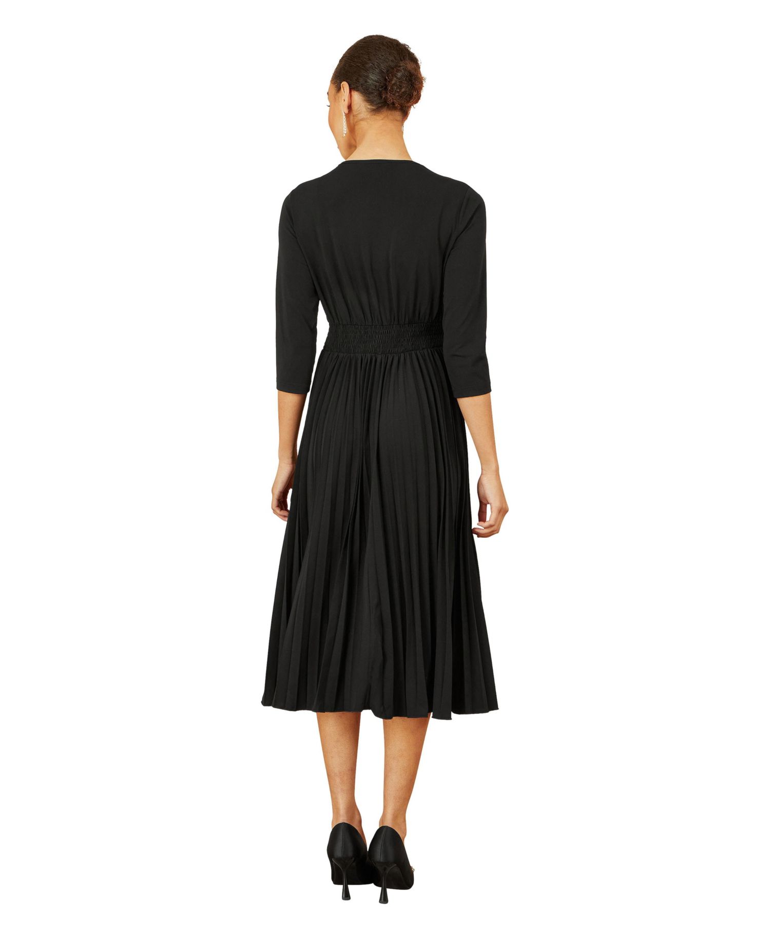 Women's Jersey Knot Waist Midi Dress