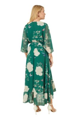 Women's Dip Hem Wrap Dress