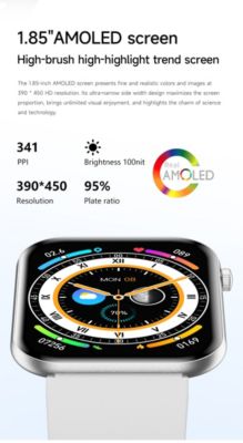 Ultra-thin 1.85" HD Smart Watches Outdoor sports multifunctional With Bluetooth Call, Health Monitoring, IP67 for Women Men