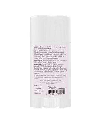 Long Lasting Deodorant Stick, Rose + Ylang Ylang 2.2 Oz