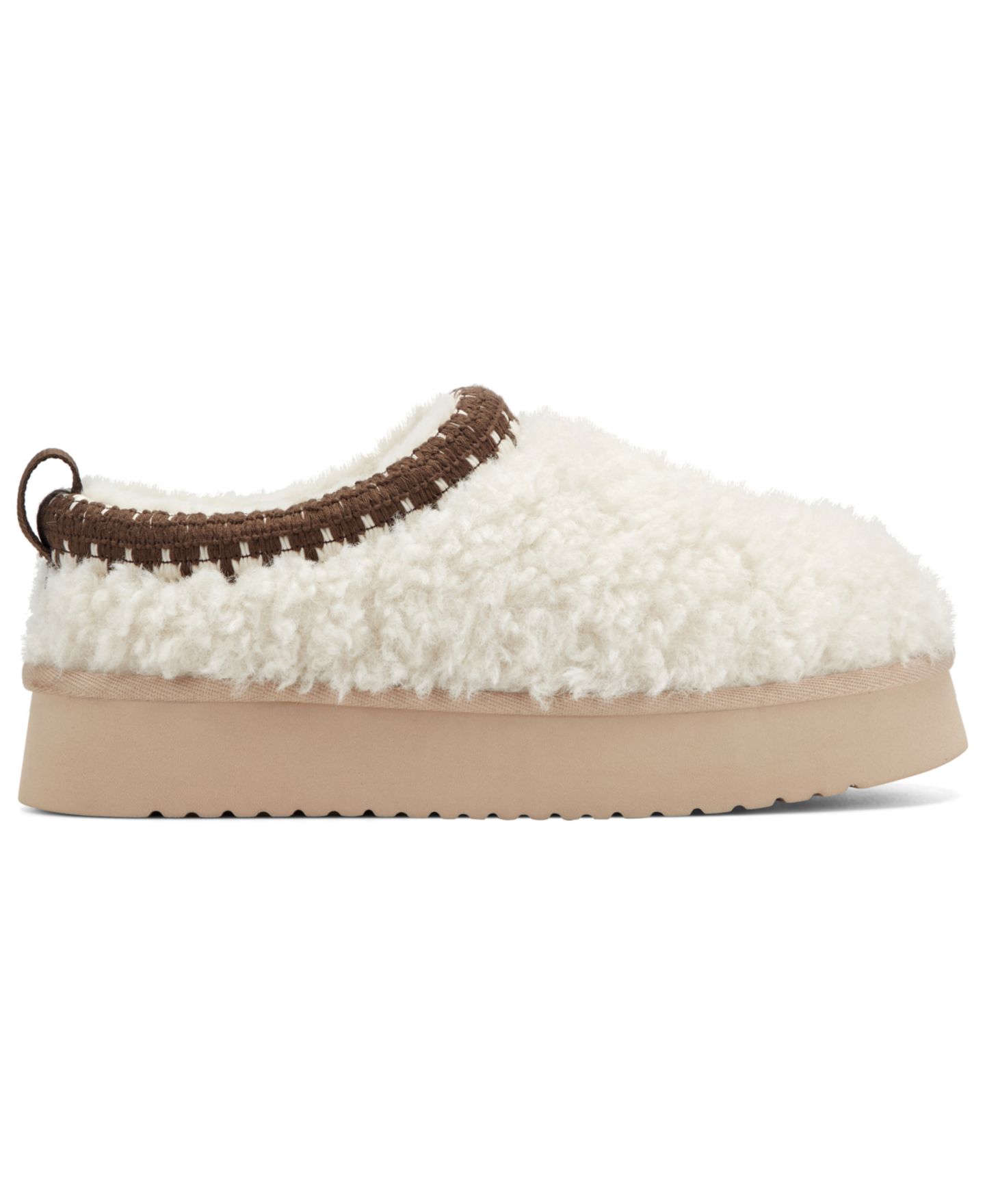 Женские сабо Earth Freyya Platform Casual Slip-On Cozy Mules, цвет: Кремовый — фото 2